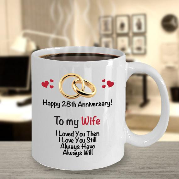 28Th Anniversary Gift Ideas
 28th Anniversary Gift Ideas for Wife 28th Wedding