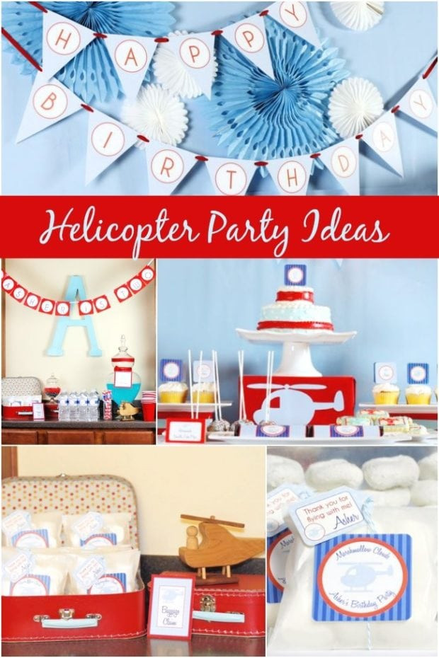 2nd Birthday Party Games
 A Helicopter Themed Boy s 2nd Birthday Party Spaceships