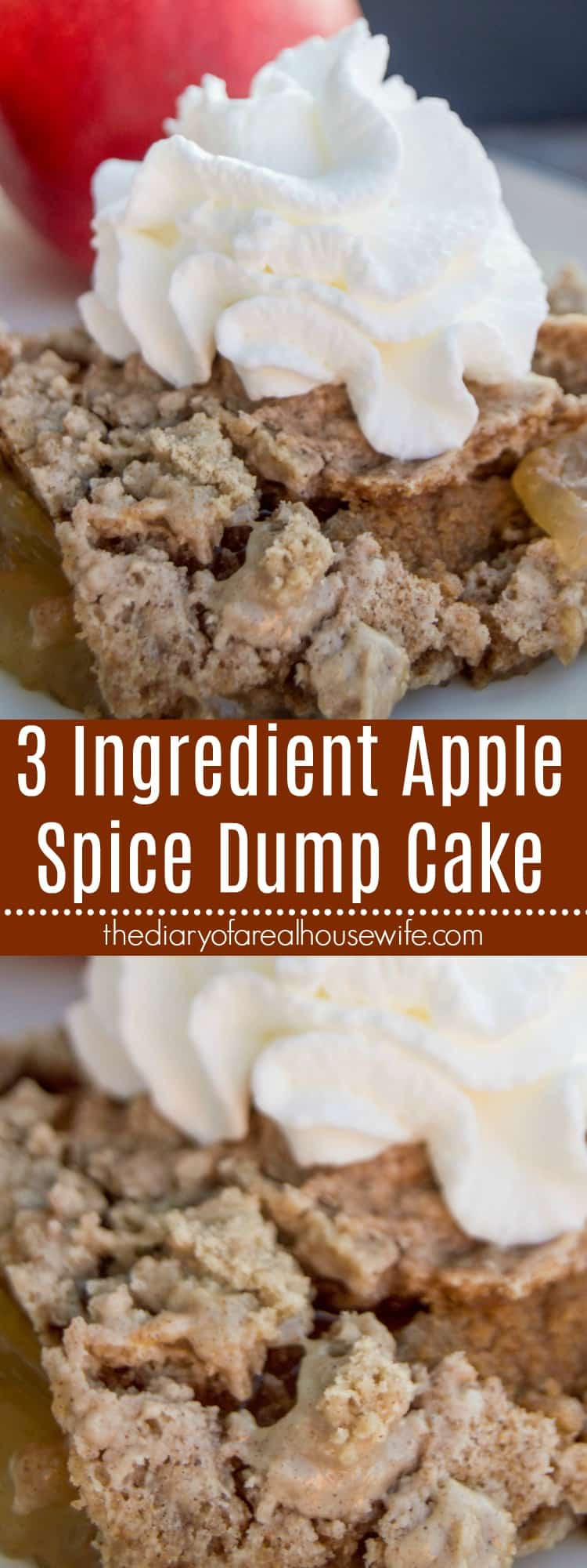 3-Ingredient Slow Cooker Apple Spice Cake
 3 Ingre nt Apple Spice Dump Cake The Diary of a Real