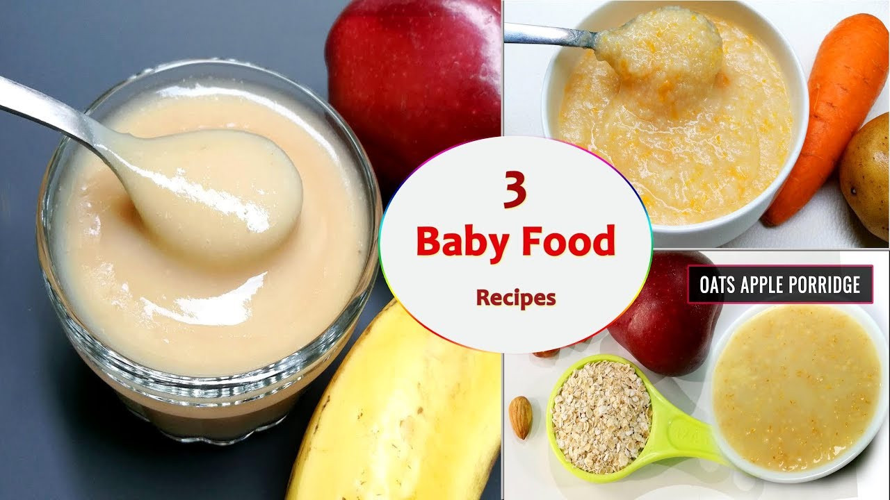 3 Months Baby Food Recipe
 3 Baby food recipes 7 to 12 months baby food Healthy