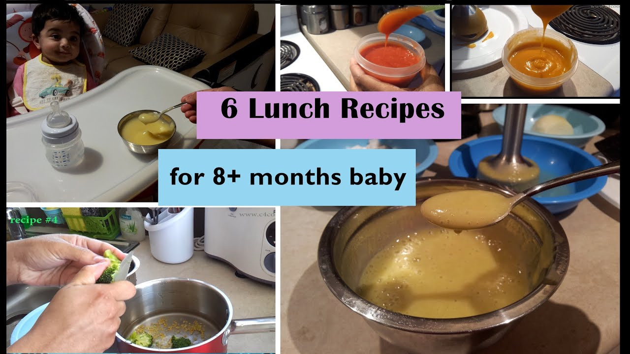 3 Months Baby Food Recipe
 6 Lunch Recipes for 8 months baby Stage 3 homemade