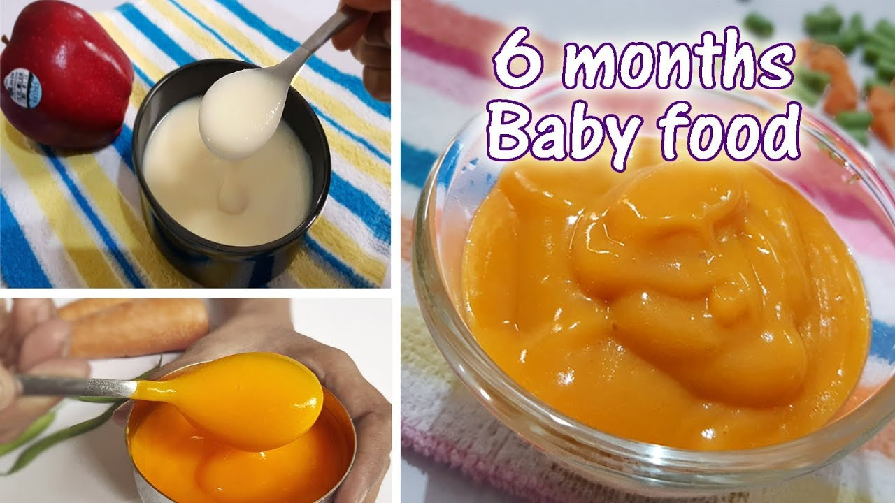 3 Months Baby Food Recipe
 3 Baby food Recipes for 6 months above babies