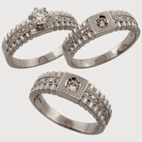 3 Piece Wedding Ring Sets For Him And Her
 Here Are Daily Updates Women And Girls Fashion 3 Piece