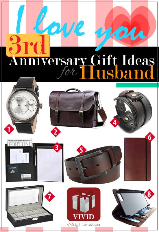 3 Year Anniversary Gift Ideas For Husband
 3rd Wedding Anniversary Gift Ideas for Him Vivid s