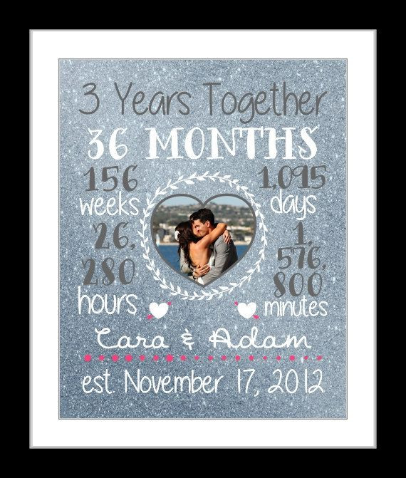 3 Year Anniversary Gift Ideas For Wife
 Any 3 Year Anniversary Gift 3 Year Wedding Anniversary