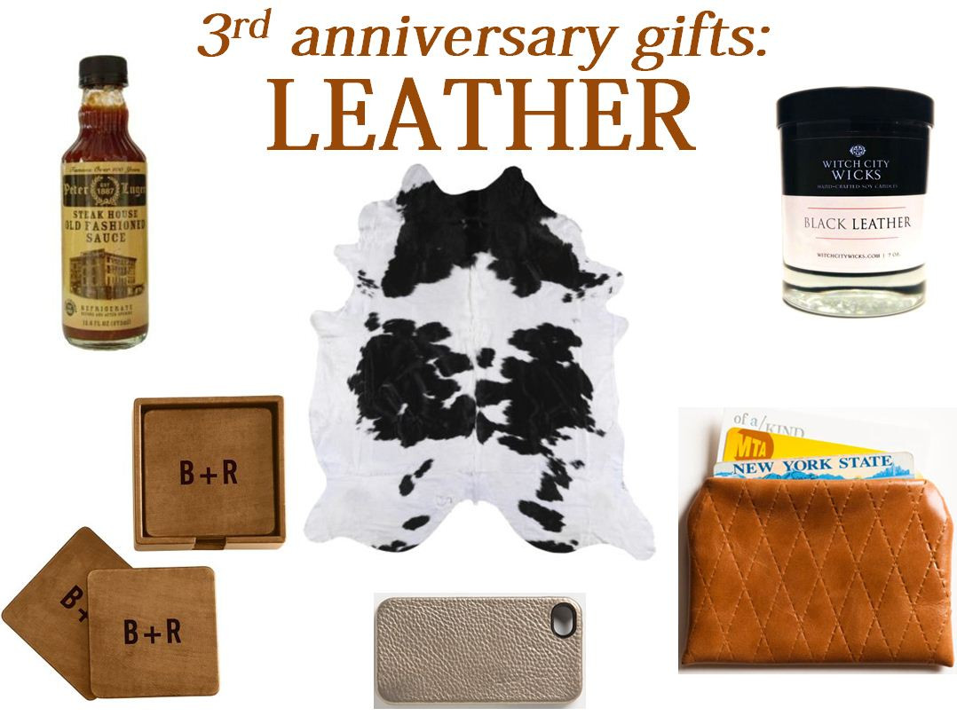 3 Year Anniversary Leather Gift Ideas For Him
 Fresh Basil 3rd Anniversary Gifts Leather