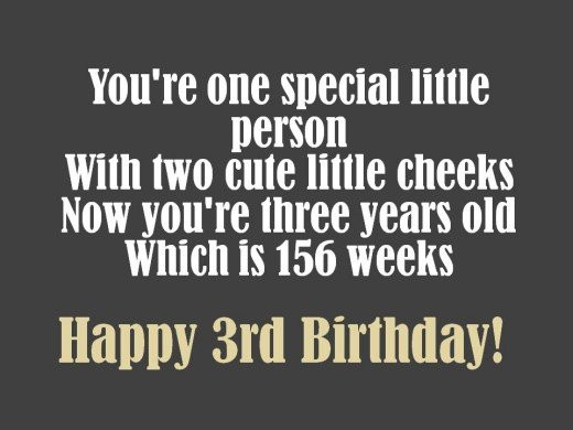 Best 35 3 Year Old Birthday Quotes - Home, Family, Style and Art Ideas