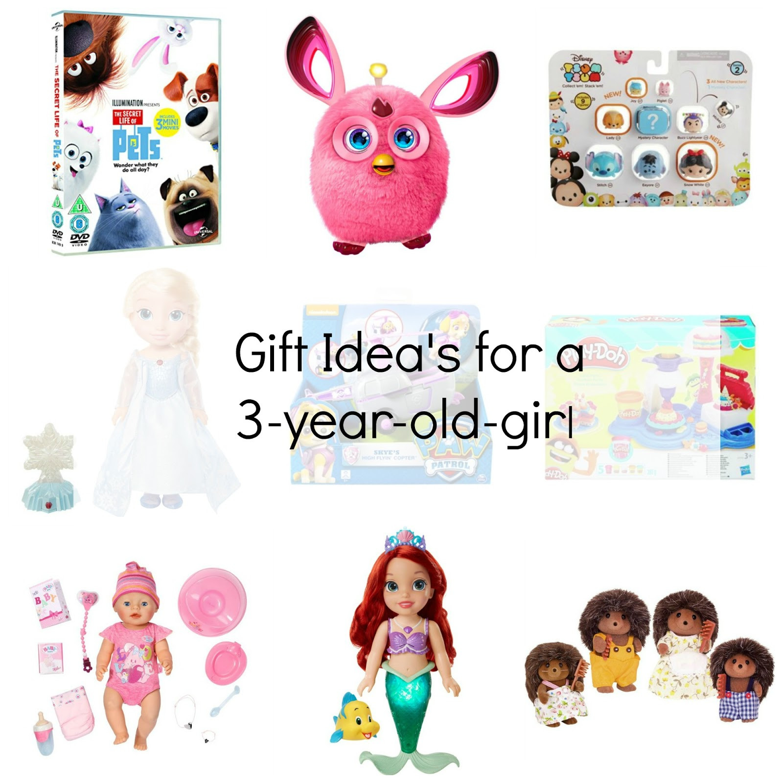 3 Year Old Gift Ideas Girls
 Christmas Gift Ideas For A Three Year Old Girl