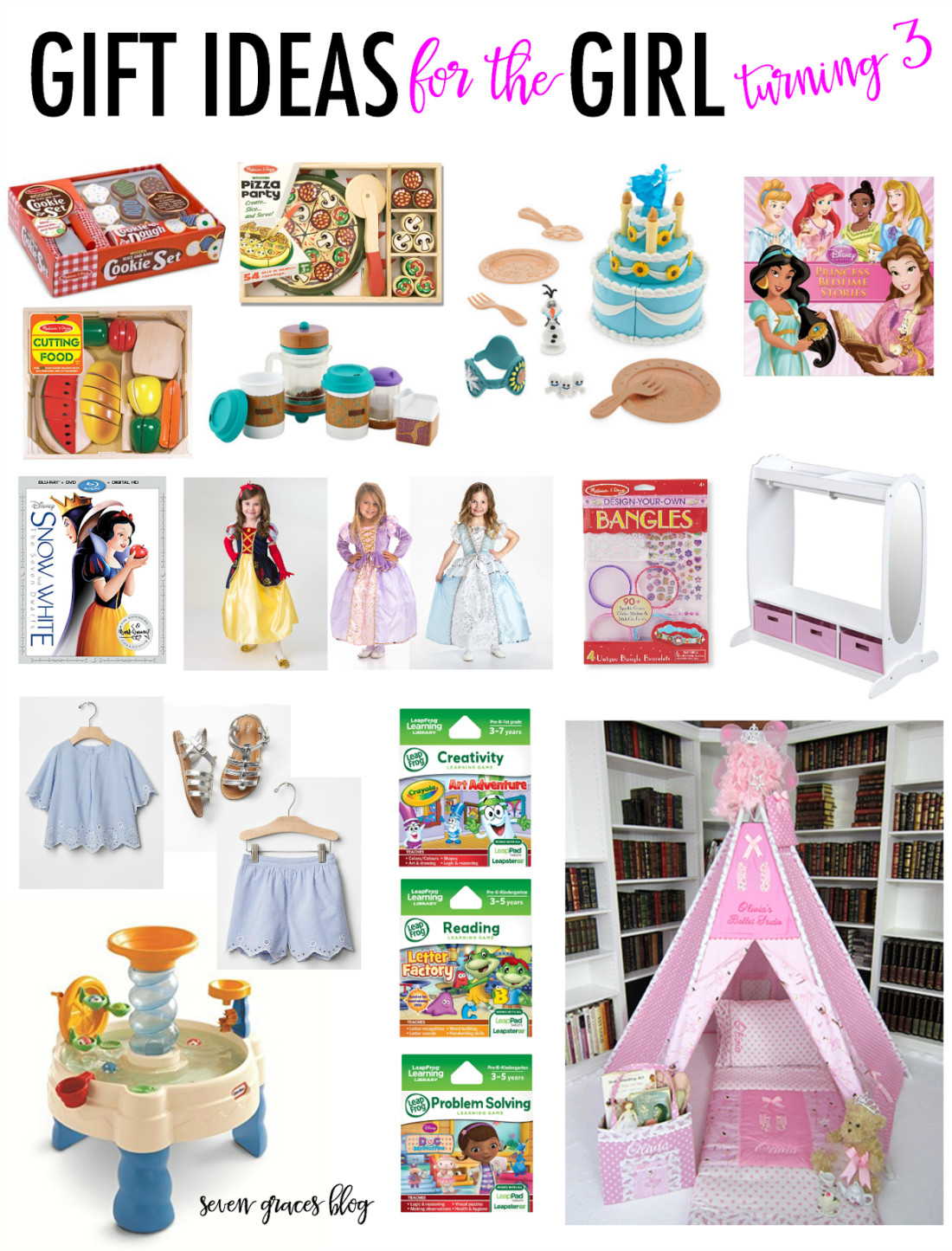 3 Year Old Gift Ideas Girls
 Gift Ideas for the Girl Turning Three Seven Graces