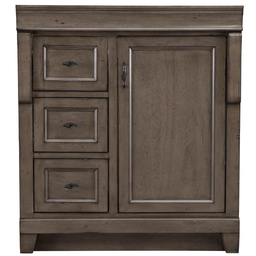 30 Bathroom Vanity With Drawers
 Home Decorators Collection Naples 30 in W Bath Vanity