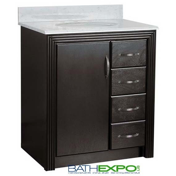 30 Bathroom Vanity With Drawers
 30 Inch Bathroom Vanity with Drawers AyanaHouse