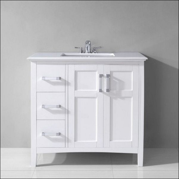 30 Bathroom Vanity With Drawers
 30 Inch White Bathroom Vanity With Drawers