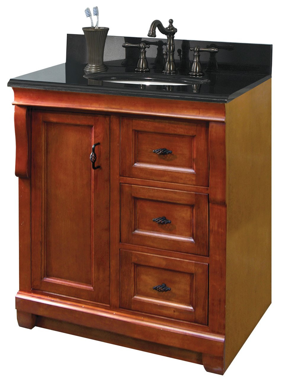 30 Bathroom Vanity With Drawers
 Pegasus NACA3021D Naples 30 Inch Vanity Warm Cinnamon hot