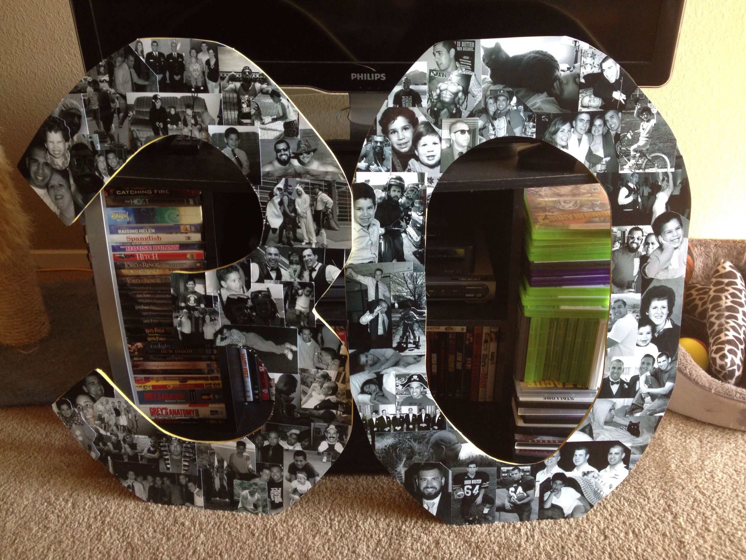 30 Birthday Gift Ideas For Husband
 "30" photo collage for my husband s surprise 30th birthday