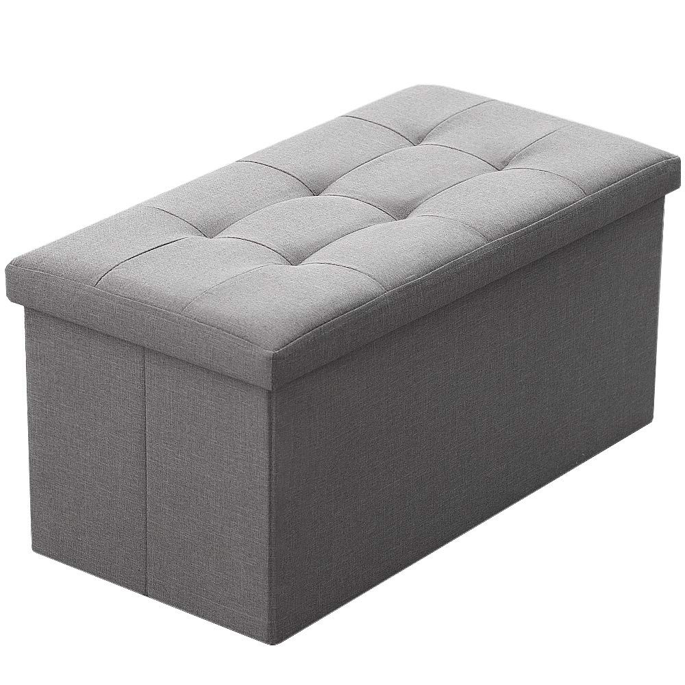 30 Inch Bench With Storage
 Folding Storage Ottoman Bench Cube 30 inch Fabric Storage