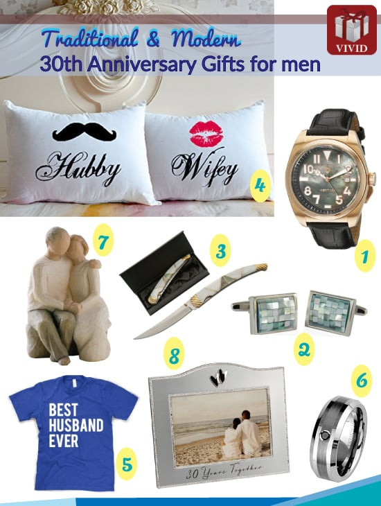 30Th Anniversary Gift Ideas For Couples
 Unique 30th Anniversary Gift Ideas for Him Vivid s