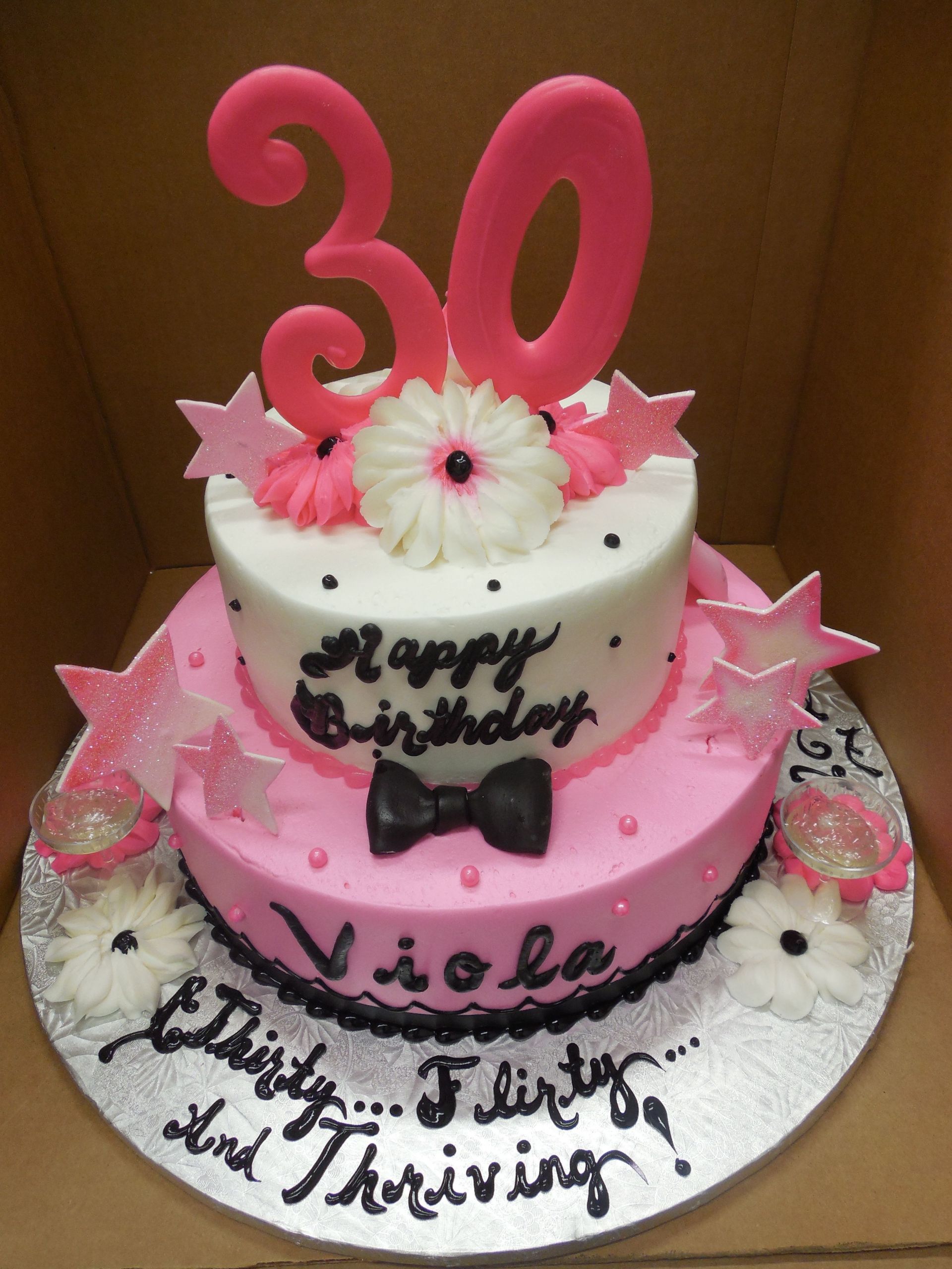 30th Birthday Cakes
 Calumet Bakery 30th birthday cake Cakes