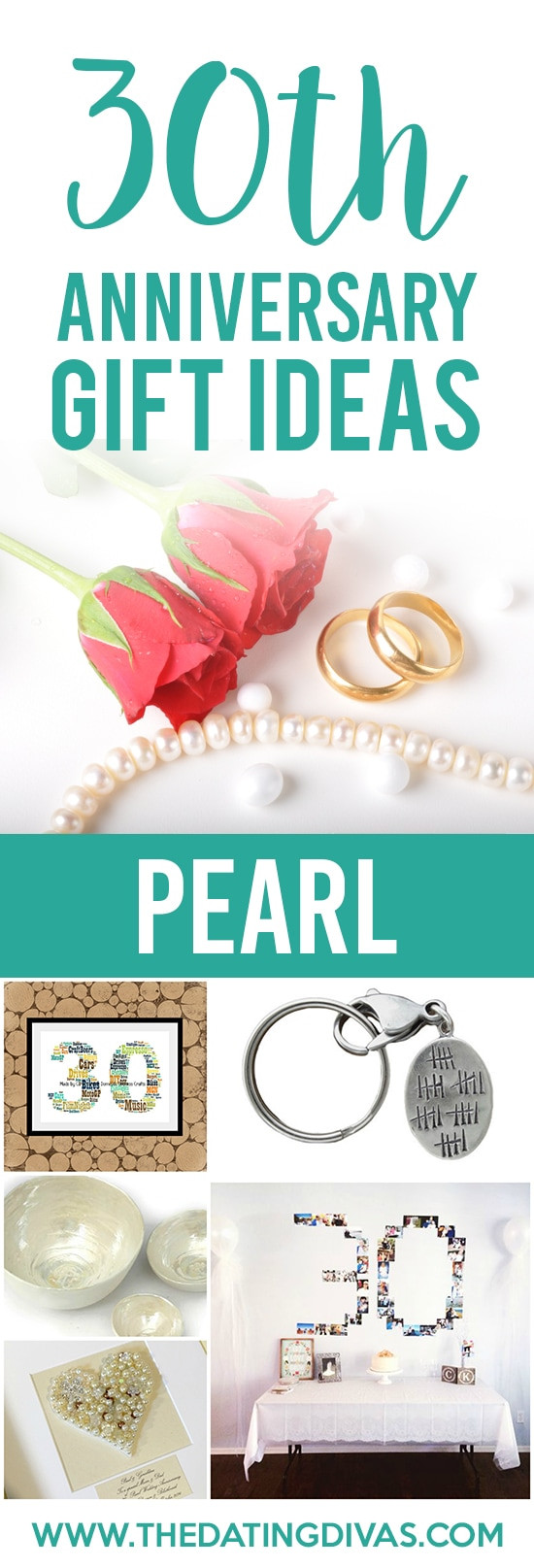 30th Wedding Anniversary Gift Ideas
 Anniversary Gifts By Year