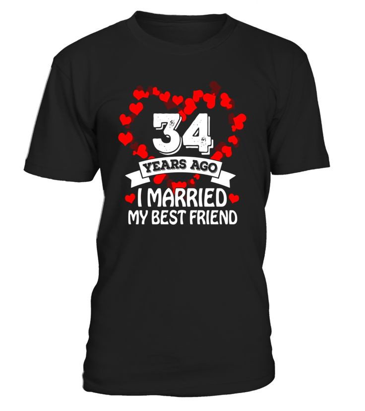 34Th Wedding Anniversary Gift Ideas
 34th Wedding Anniversary Gift Ideas Husband And Wife TShirt