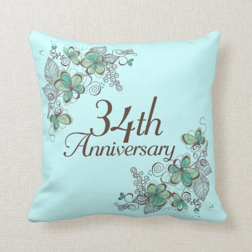 34Th Wedding Anniversary Gift Ideas
 34th Anniversary Gifts T Shirts Art Posters & Other