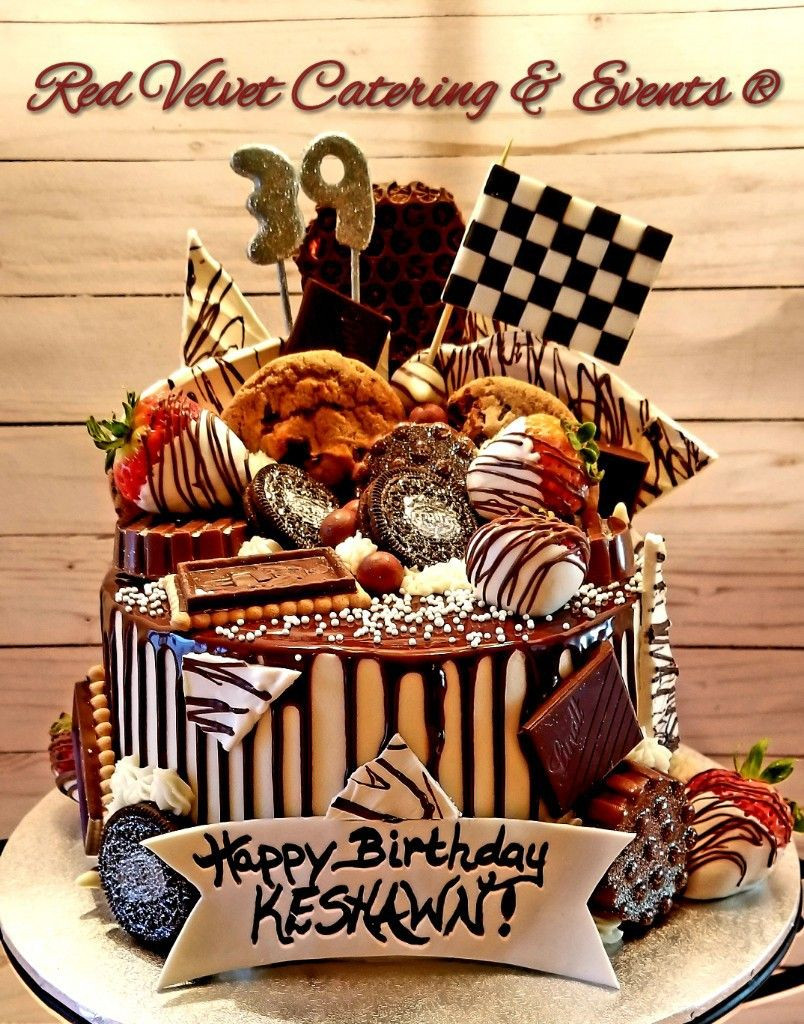 39Th Birthday Party Ideas
 39th Birthday Loaded Drip Cake