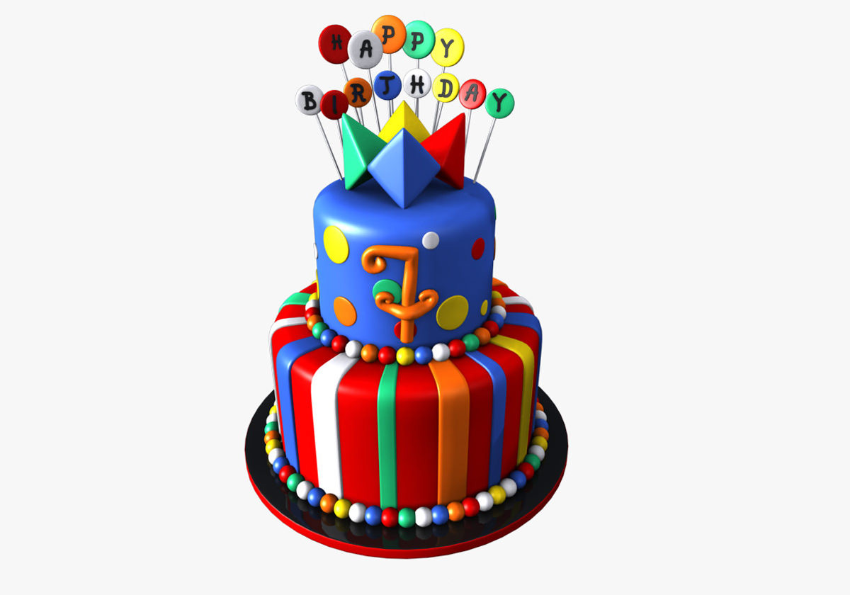3d Birthday Cakes
 3D Models Birthday Cake 3D Model x obj fbx CGTrader