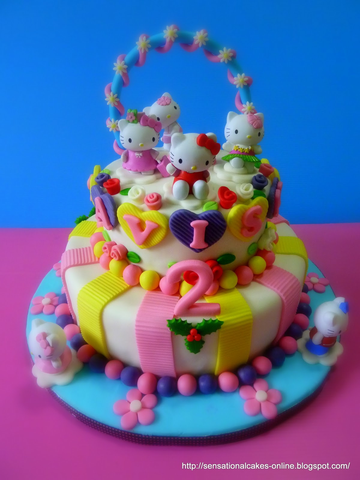 3d Birthday Cakes
 Cakes2 Singapore H Kitty 2Tier 3D Cake Singapore