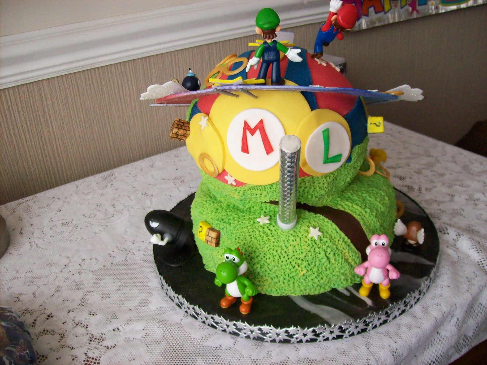 3d Birthday Cakes
 Sue s Cakes Mario Galaxy Birthday Cake 3D