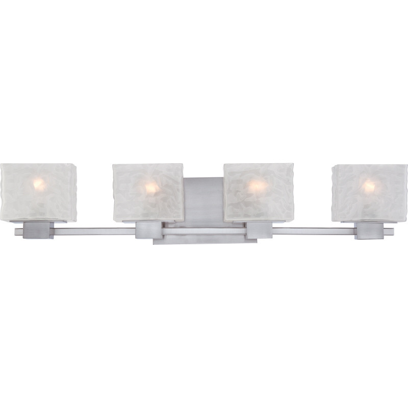 4 Light Bathroom Fixture
 Quoizel MLD8604BN Melody Contemporary Brushed Nickel