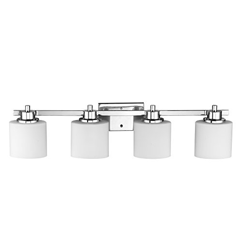 4 Light Bathroom Fixture
 Chloe Lighting CH CM33 BL4 Contemporary 4 Light