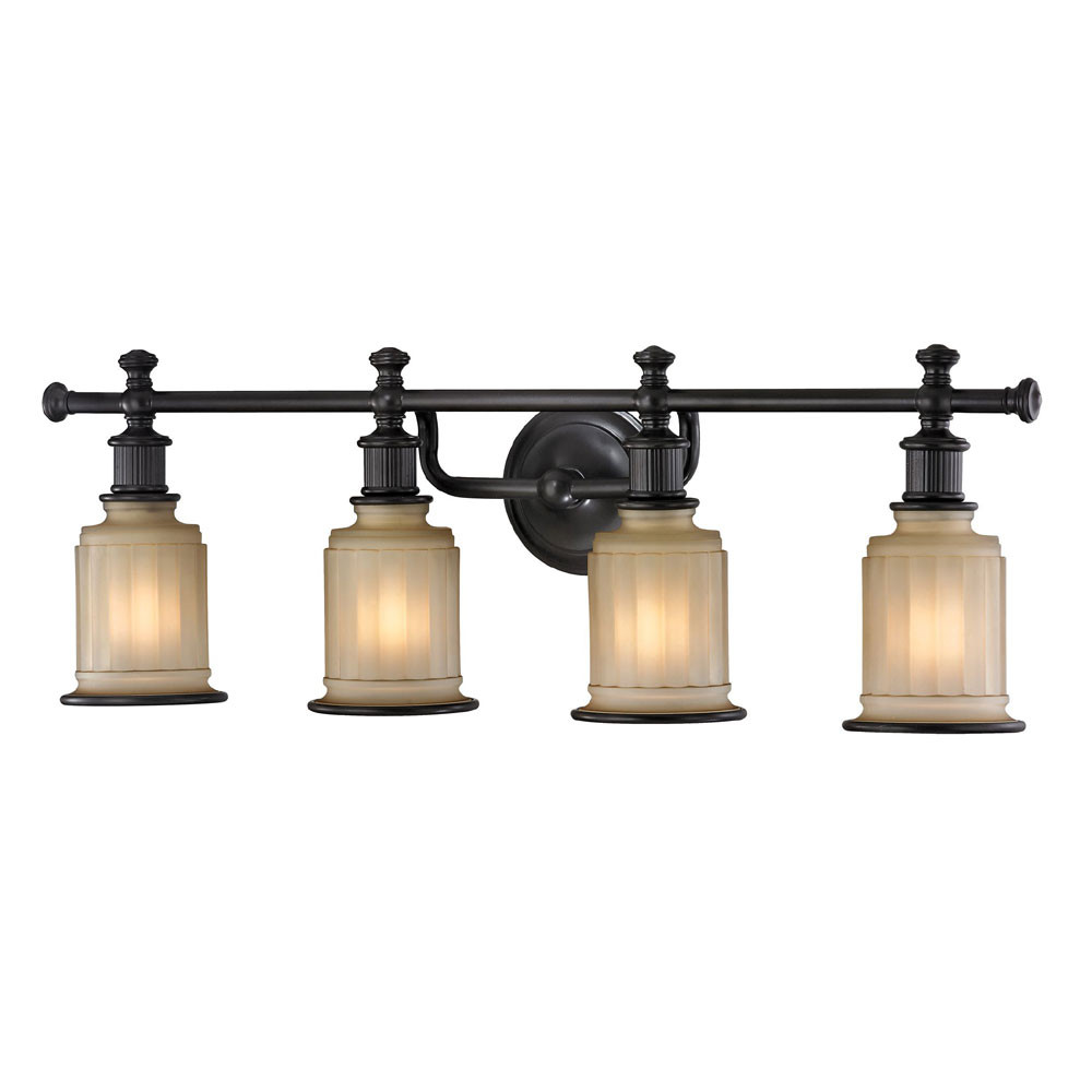 4 Light Bathroom Fixture
 ELK 4 Acadia Oil Rubbed Bronze 4 Light Bathroom