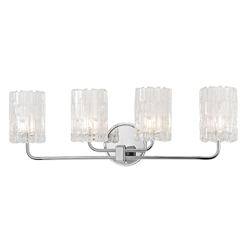 4 Light Bathroom Fixture
 Hudson Valley 1334 PC Dexter Polished Chrome Xenon 4 Light