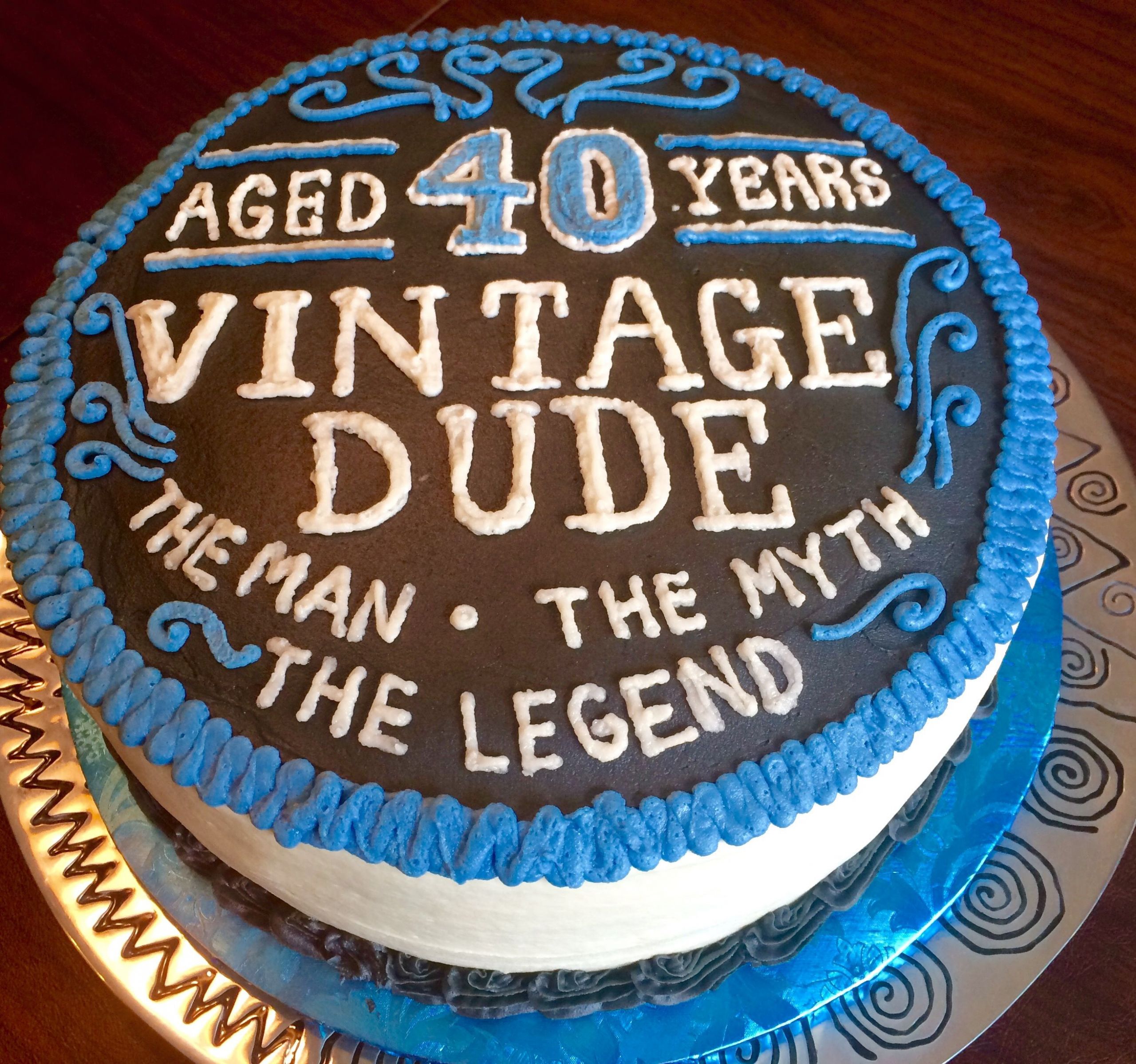 40th Birthday Cake Ideas For Him
 40th Birthday Cake Birthday Cakes Pinterest