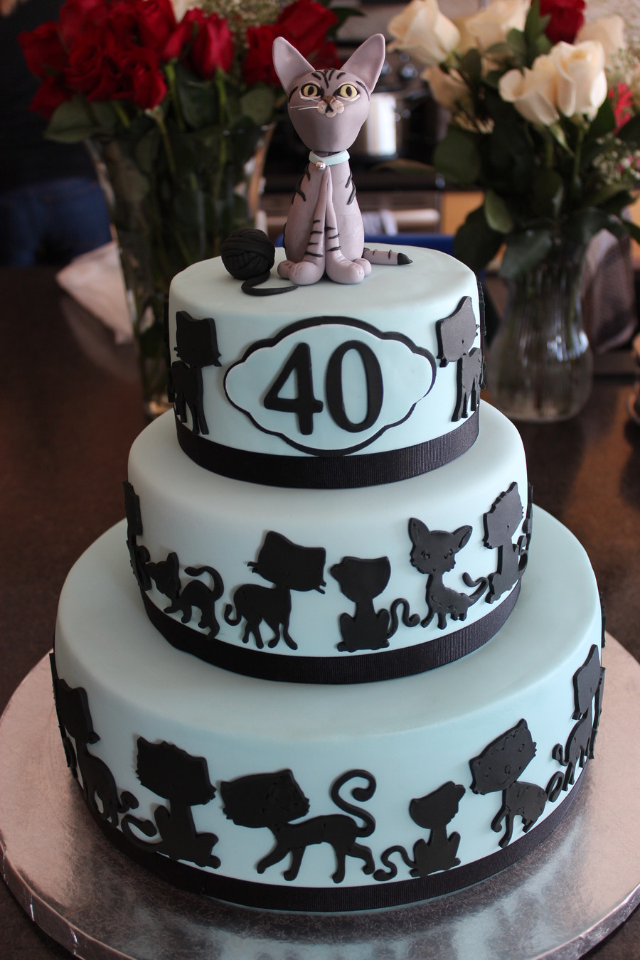 40th Birthday Cake
 40Th Birthday Cake Client Requested That The Cake Have 40