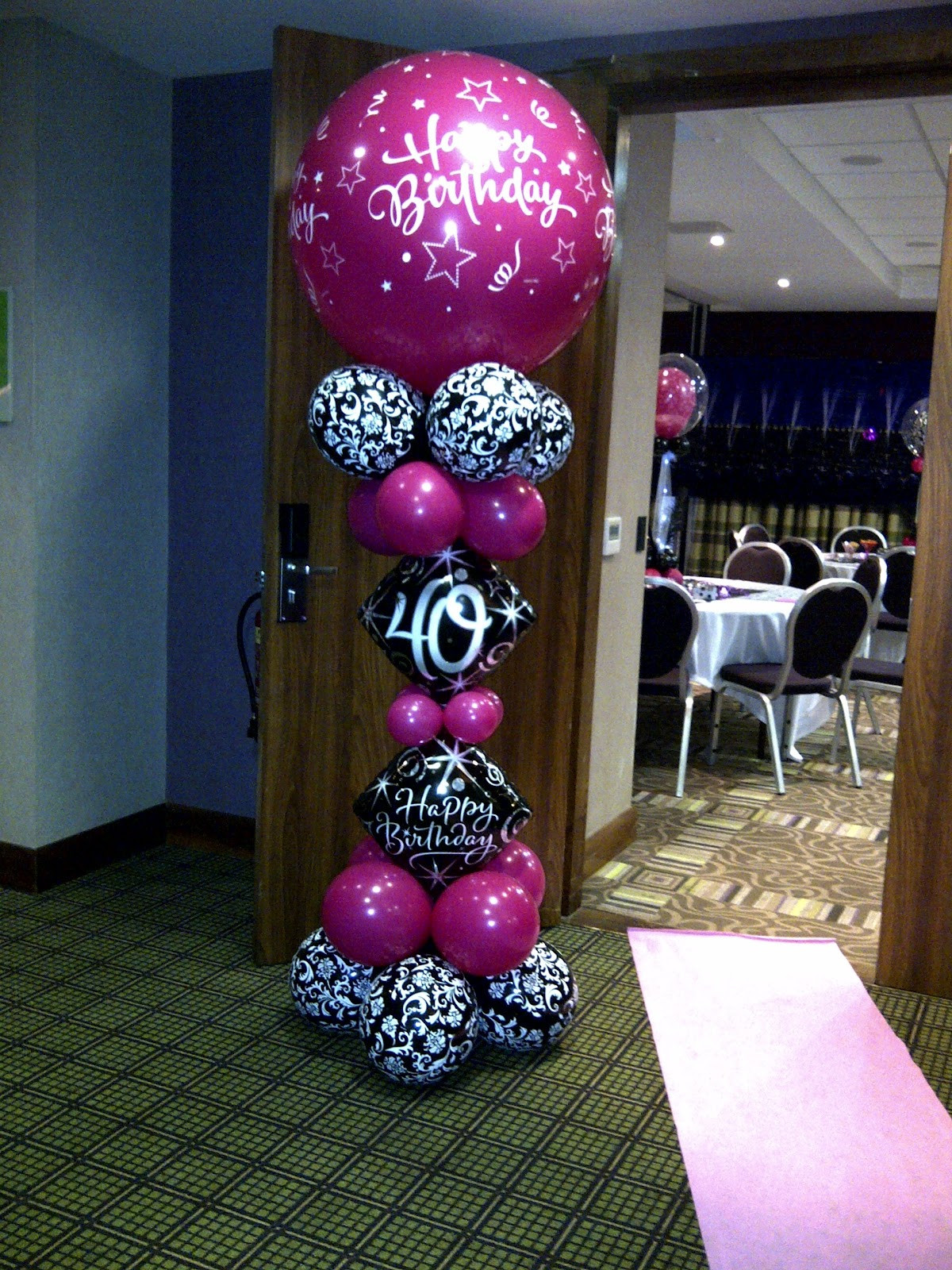 40th Birthday Decorations
 Wel e to Party Buds Balloon World Professional