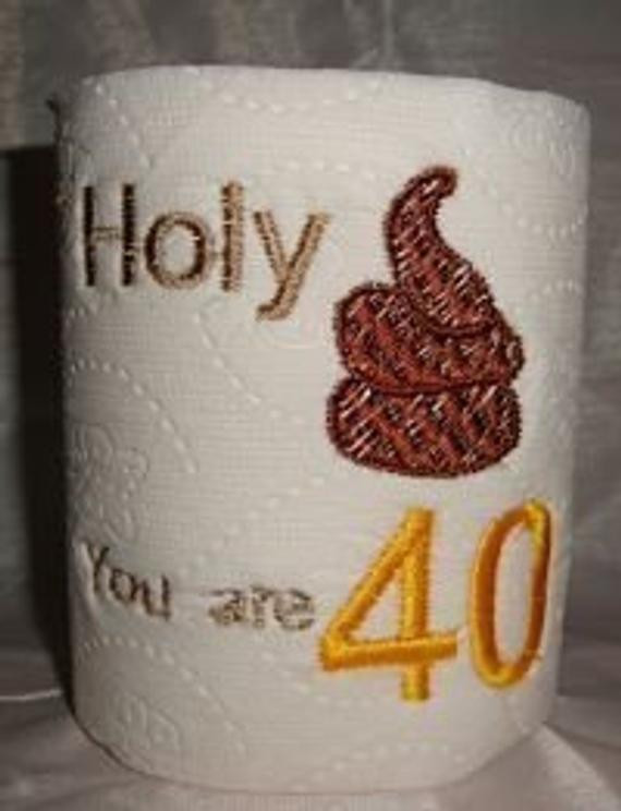 40Th Birthday Gift Ideas For Men Funny
 40th Birthday Gag Gift Funny Toilet paper