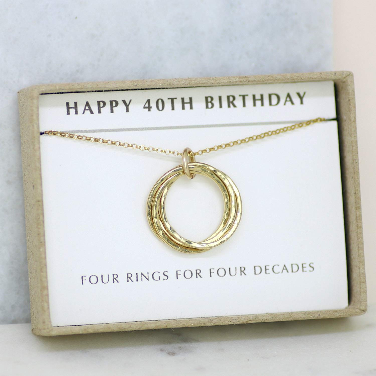 40Th Birthday Gift Ideas For Sister
 Buy 40th birthday t 40th birthday necklace 40th