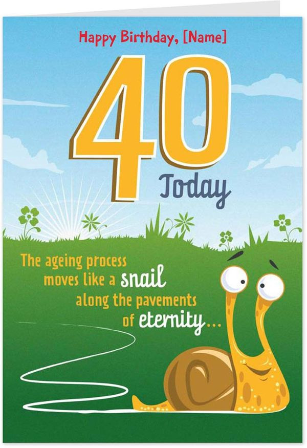 40th Birthday Wishes
 Happy 40th Birthday