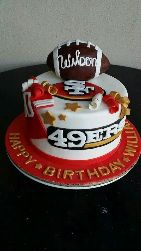 49ers Birthday Cakes
 Who wants to make a cake like this for me for my birthday