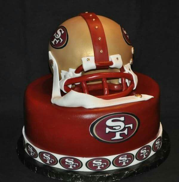 49ers Birthday Cakes
 49ers cake Entire thing is made of cake awesome