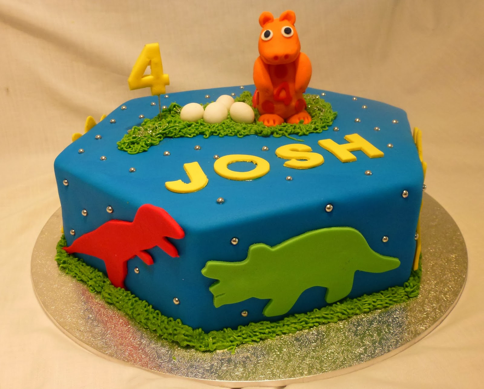 4th Birthday Cake
 Cakes and Other Delights Celebrating with Dinosaurs