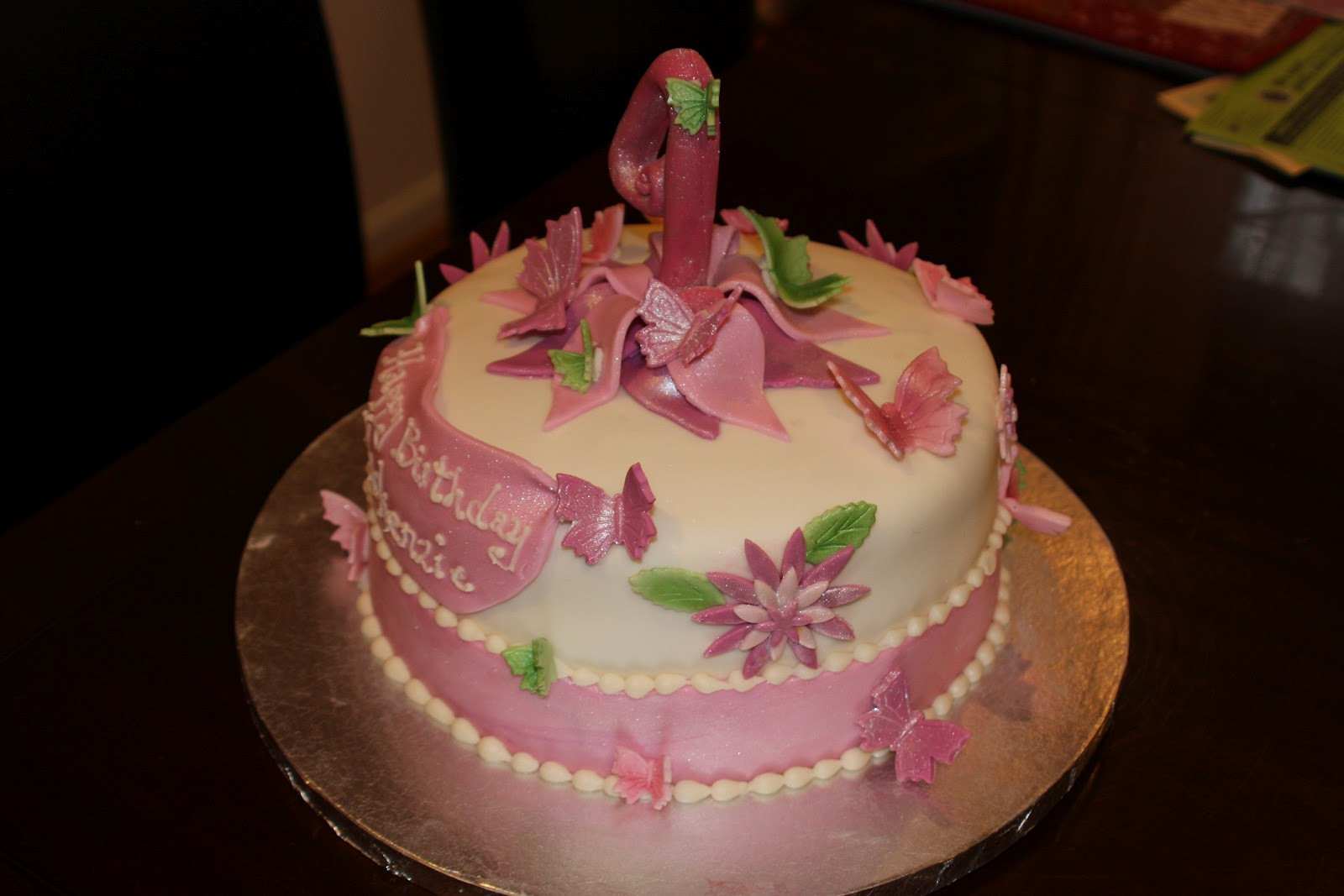 4th Birthday Cake
 Kel s Cake Creations Butterfly 4th Birthday Cake