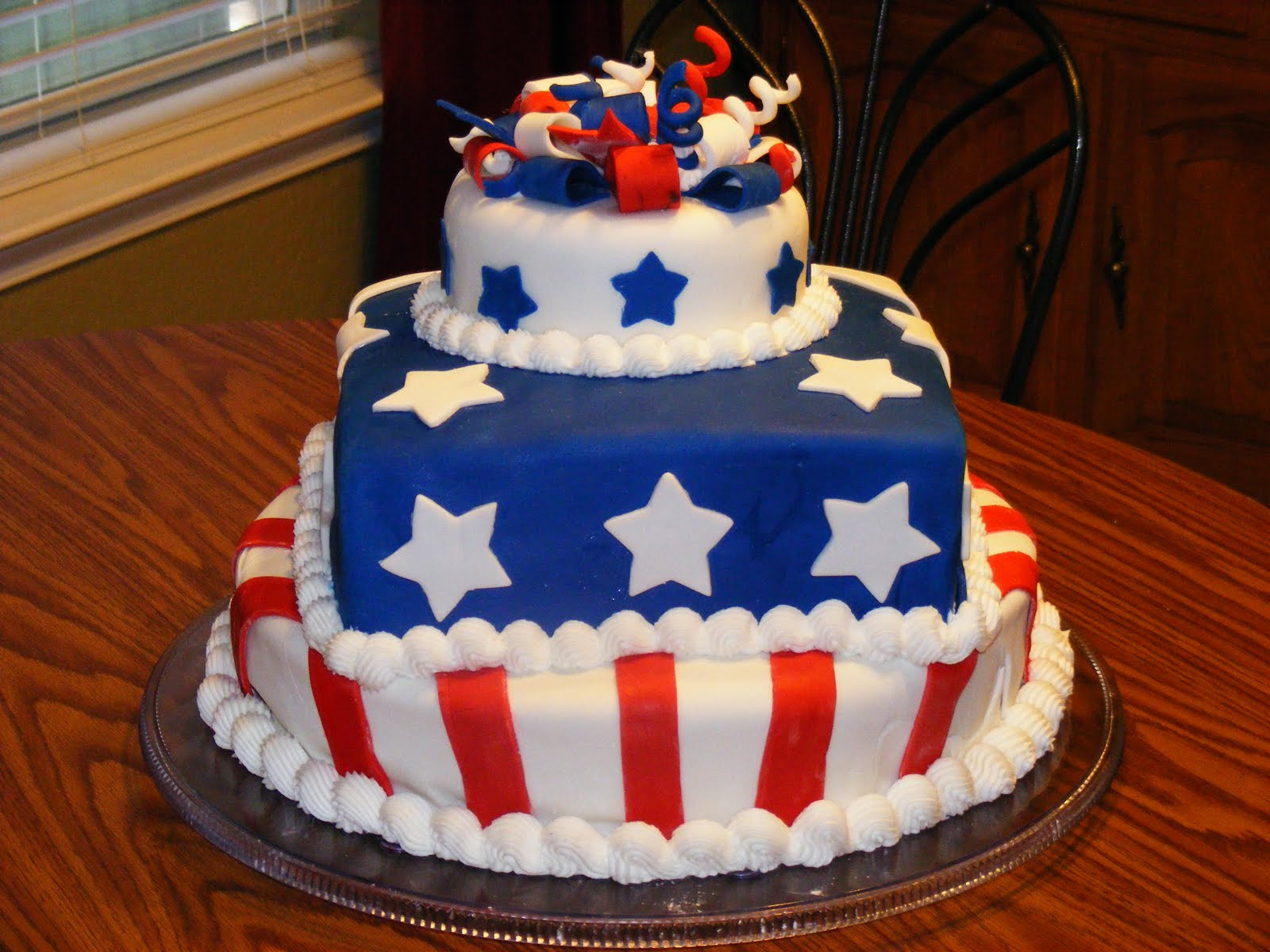 4th Of July Birthday Cakes
 Fourth July Cake Recipe — Dishmaps