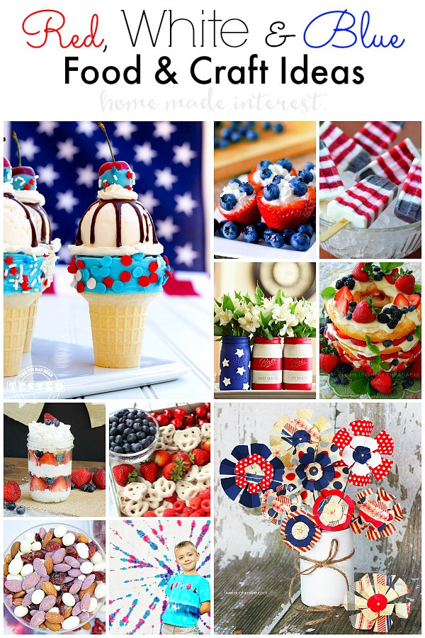 4Th Of July Food Crafts For Kids
 Red White and Blue Food & Crafts Home Made Interest