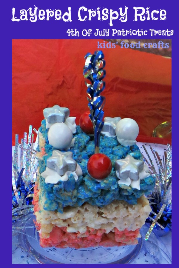 4Th Of July Food Crafts For Kids
 4th of July Food Crafts for Kids Layered Patriotic Treat