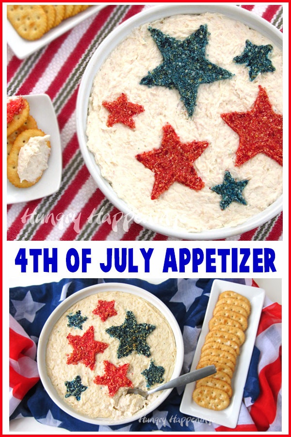 4Th Of July Party Appetizers
 Patriotic Appetizer Snack Dip for Fourth of July Party