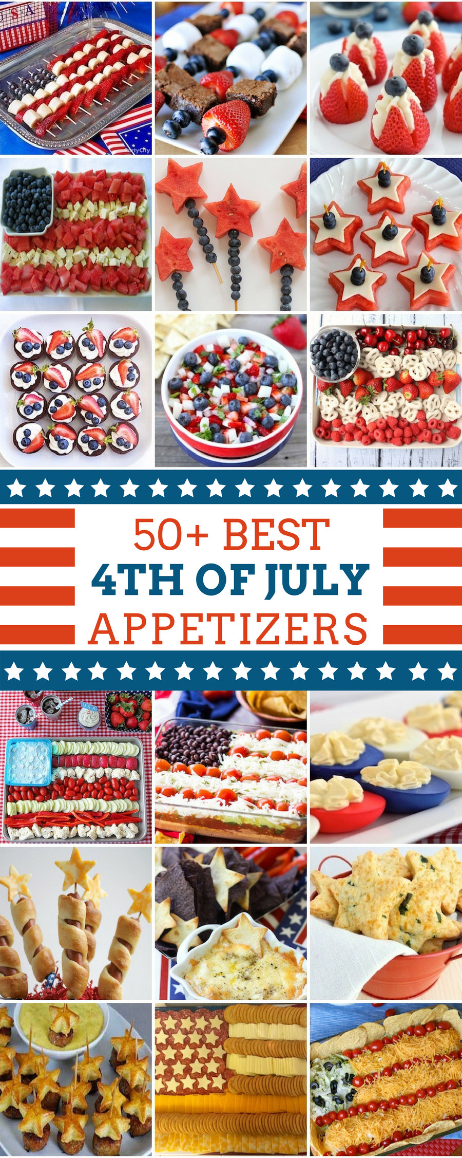 4Th Of July Party Appetizers
 50 Best 4th of July Appetizers Prudent Penny Pincher