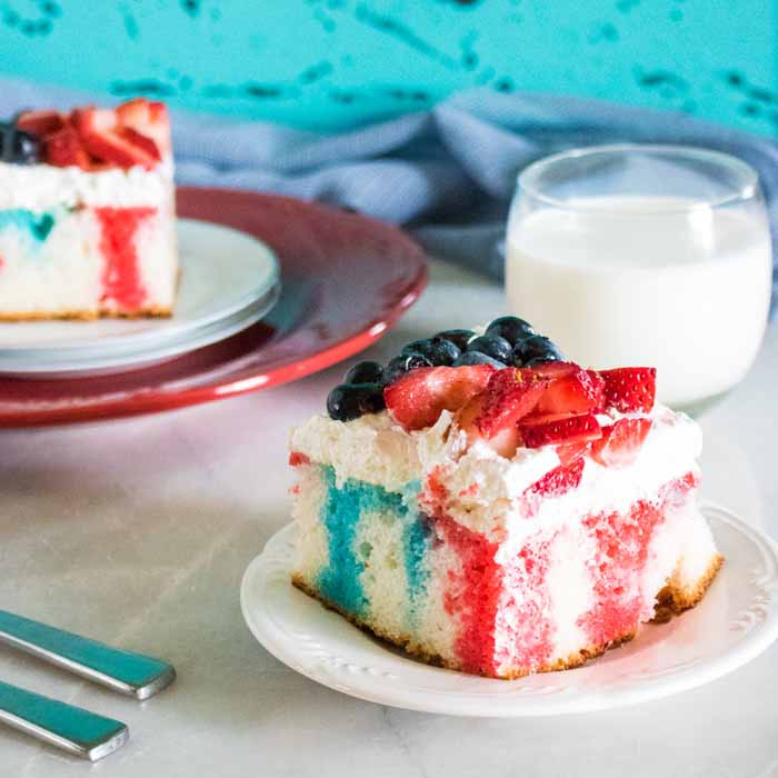 4Th Of July Poke Cake
 Jello Poke Cake for the Fourth of July The Country Chic