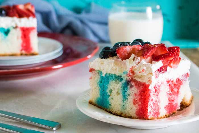 4Th Of July Poke Cake
 Jello Poke Cake for the Fourth of July The Country Chic