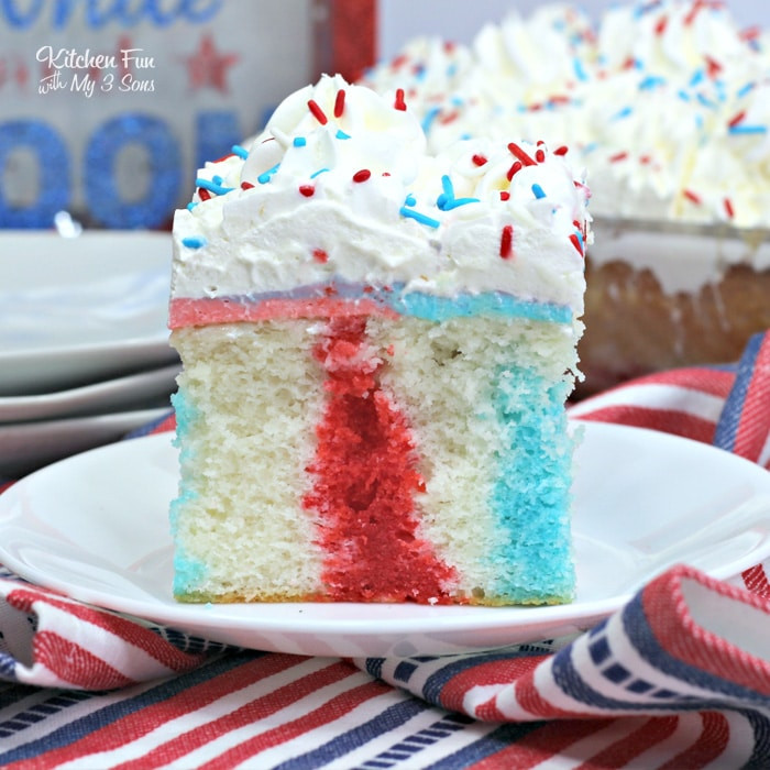 4Th Of July Poke Cake
 4th of July Poke Cake Kitchen Fun With My 3 Sons